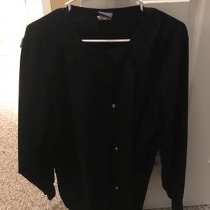 Black Scrub Jacket Size M-Cherokee Brand